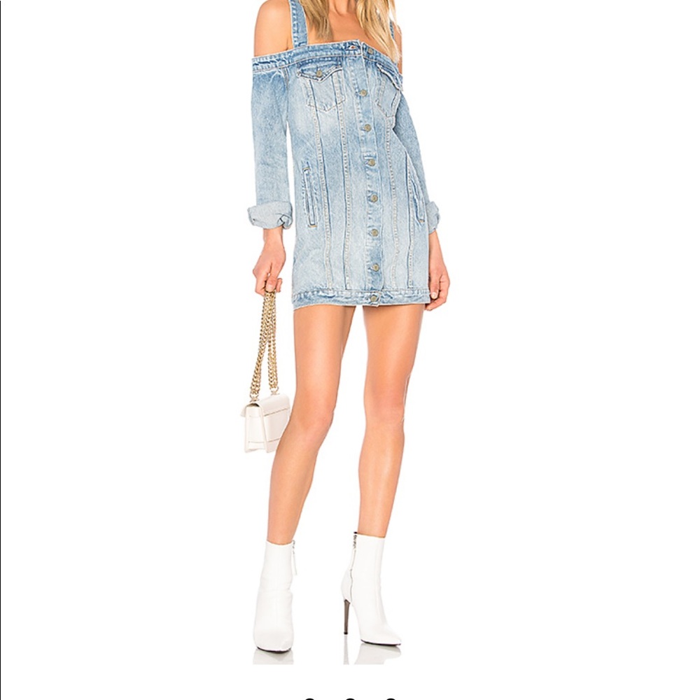 Denim click dress